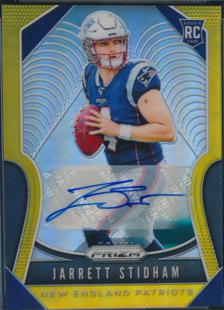 Jarrett Stidham [Autograph Gold Prizm] #308