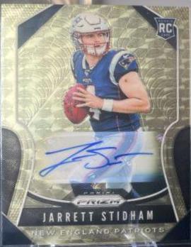 Jarrett Stidham [Autograph Gold Vinyl Prizm] #308