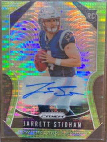 Jarrett Stidham [Autograph Neon Green Prizm] #308