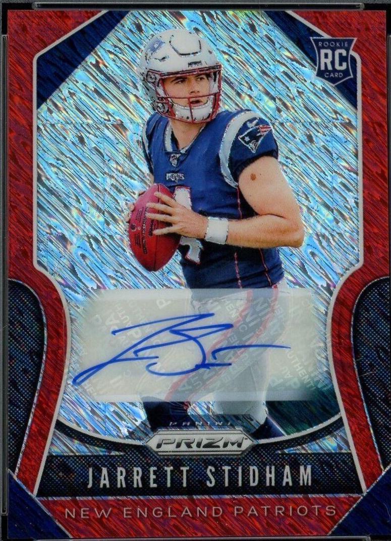 Jarrett Stidham [Autograph Red Shimmer Prizm] #308