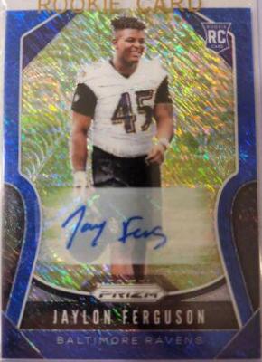 Jaylon Ferguson [Autograph Blue Shimmer Prizm] #379