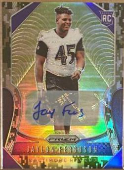 Jaylon Ferguson [Autograph Camo Prizm] #379