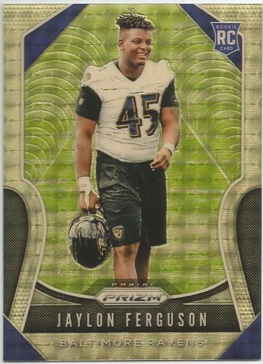 Jaylon Ferguson [Autograph Gold Vinyl Prizm] #379