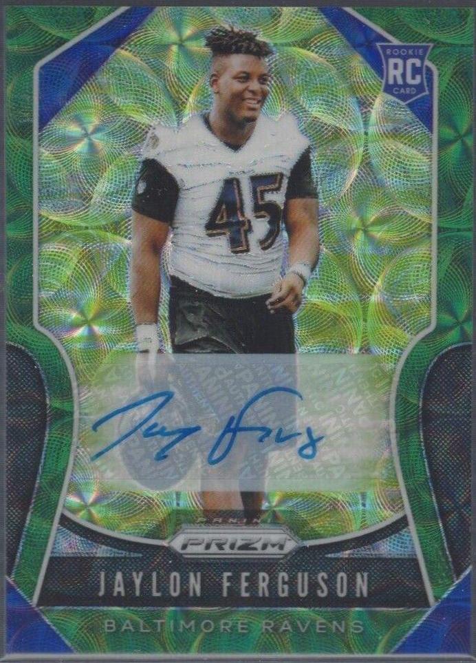 Jaylon Ferguson [Autograph Green Scope Prizm] #379