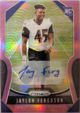 Jaylon Ferguson [Autograph Pink Prizm] #379