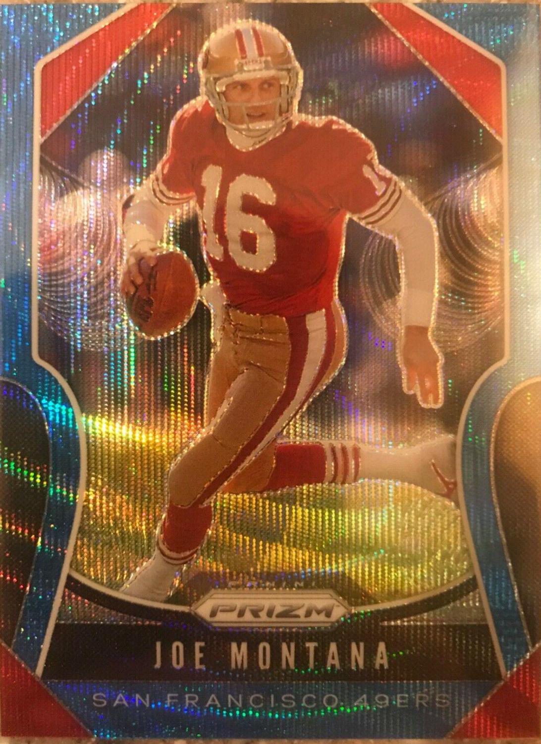 Joe Montana [Blue Wave Prizm] #292