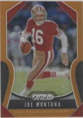 Joe Montana [Orange Prizm] #292