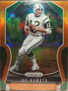 Joe Namath [Orange Prizm] #268