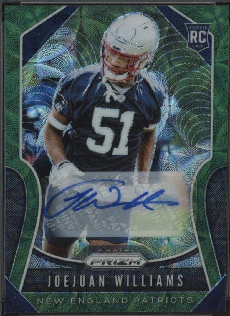 Joejuan Williams [Autograph Green Scope Prizm] #398