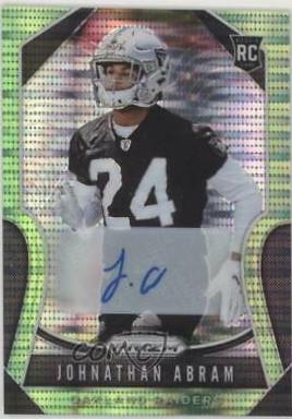 Johnathan Abram [Autograph Neon Green Prizm] #319