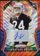 Johnathan Abram [Autograph Red Wave Prizm] #319