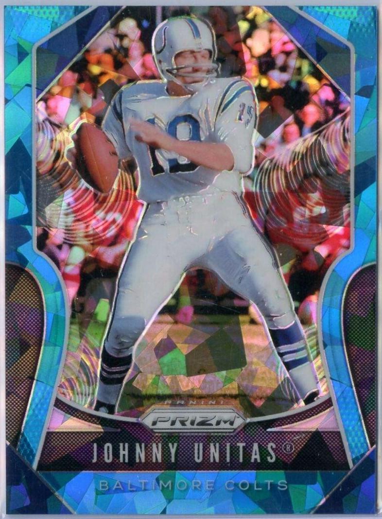 Johnny Unitas [Blue Ice Prizm] #150
