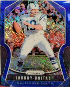 Johnny Unitas [Blue Shimmer] #150