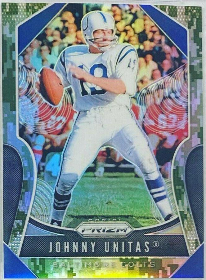 Johnny Unitas [Camo Prizm] #150