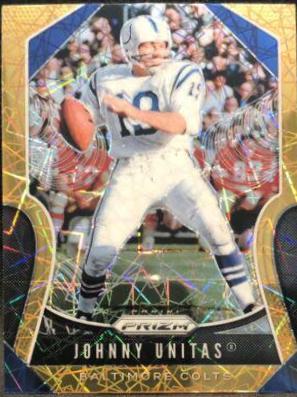 Johnny Unitas [Gold Prizm] #150