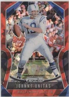 Johnny Unitas [Red Ice Prizm] #150