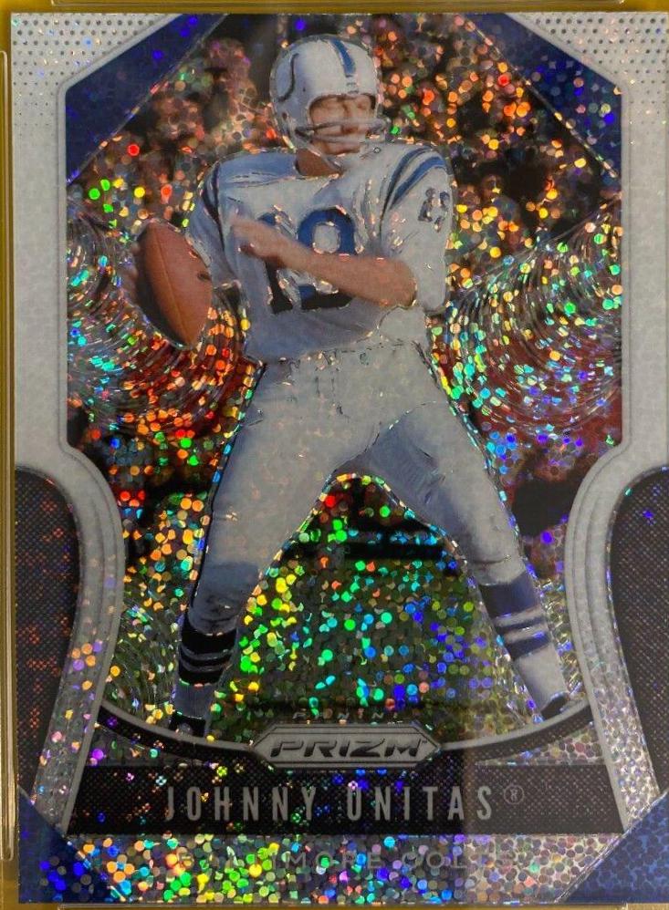 Johnny Unitas [White Sparkle Prizm] #150