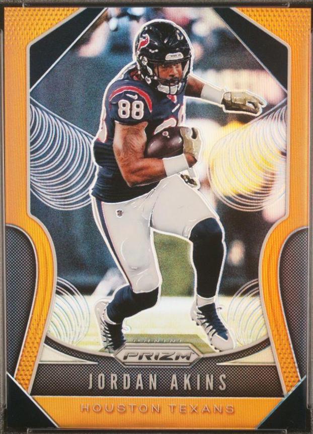 Jordan Akins [Orange Prizm] #135