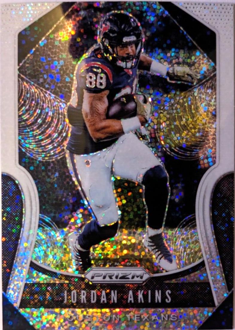 Jordan Akins [White Sparkle Prizm] #135