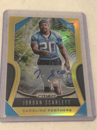 Jordan Scarlett [Autograph Gold Prizm] #376