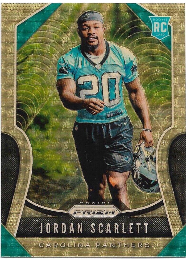 Jordan Scarlett [Autograph Gold Vinyl Prizm] #376