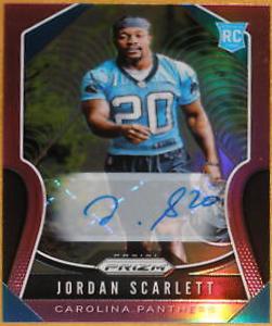 Jordan Scarlett [Autograph Pink Prizm] #376