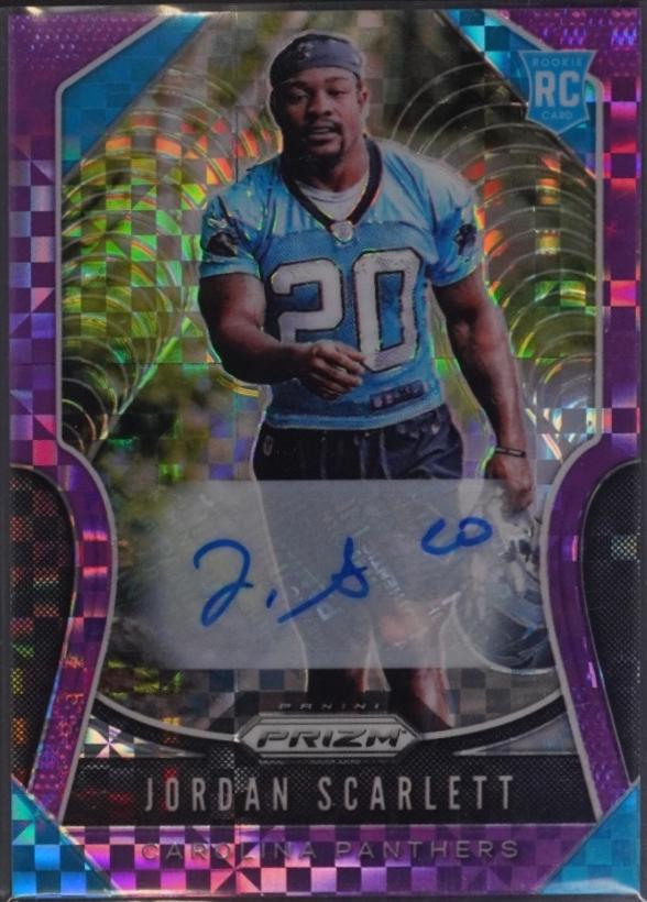 Jordan Scarlett [Autograph Purple Power Prizm] #376