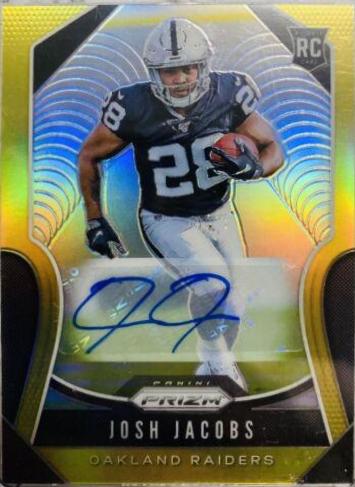 Josh Jacobs [Autograph Gold Prizm] #323