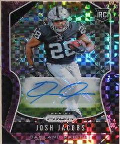 Josh Jacobs [Autograph Purple Power Prizm] #323