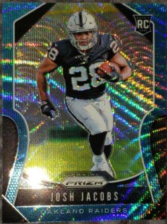 Josh Jacobs [Blue Wave Prizm] #323