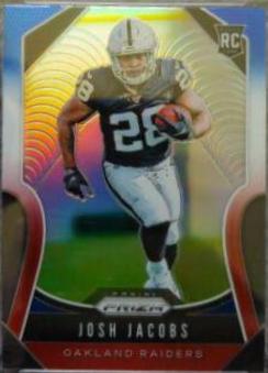 Josh Jacobs [Red, White, Blue Prizm] #323