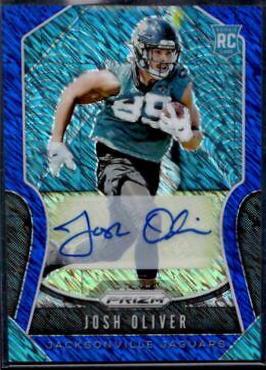 Josh Oliver [Autograph Blue Shimmer Prizm] #371