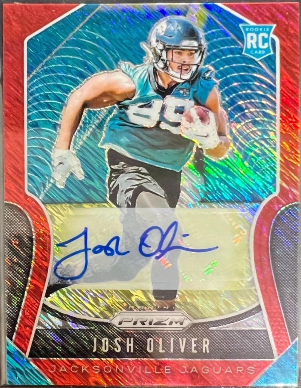 Josh Oliver [Autograph Red Shimmer Prizm] #371