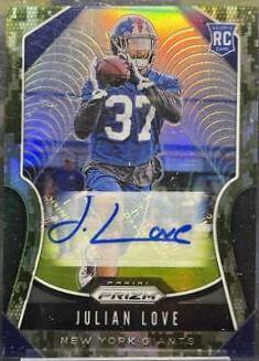 Julian Love [Autograph Camo Prizm] #320