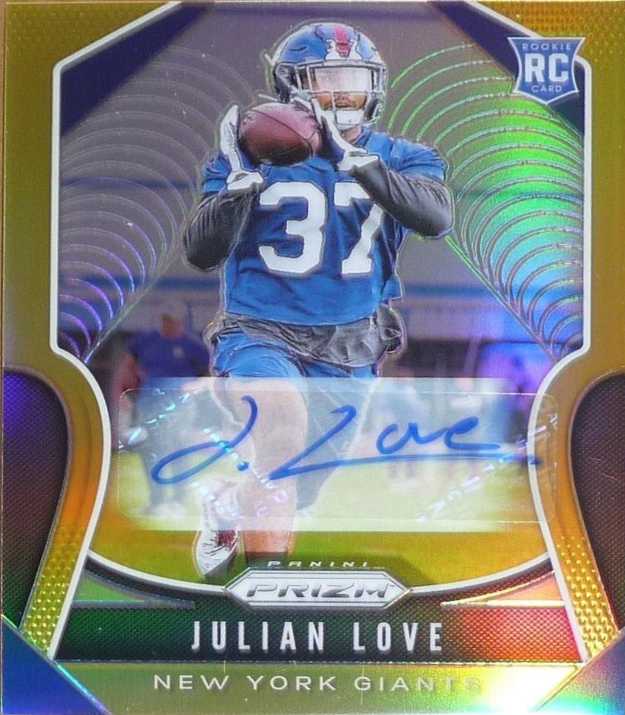 Julian Love [Autograph Gold Prizm] #320