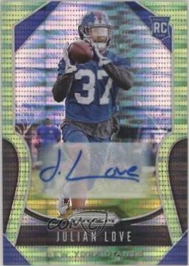 Julian Love [Autograph Neon Green Prizm] #320
