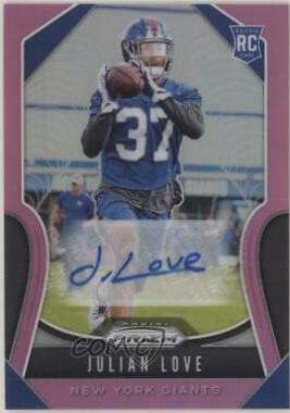 Julian Love [Autograph Pink Prizm] #320
