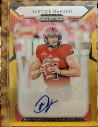 Justice Hill [Autograph Gold Prizm] #328
