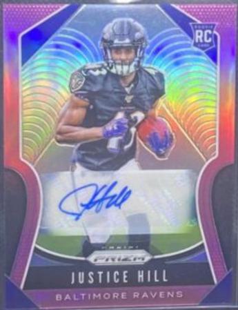 Justice Hill [Autograph Pink Prizm] #328