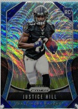 Justice Hill [Blue Wave Prizm] #328