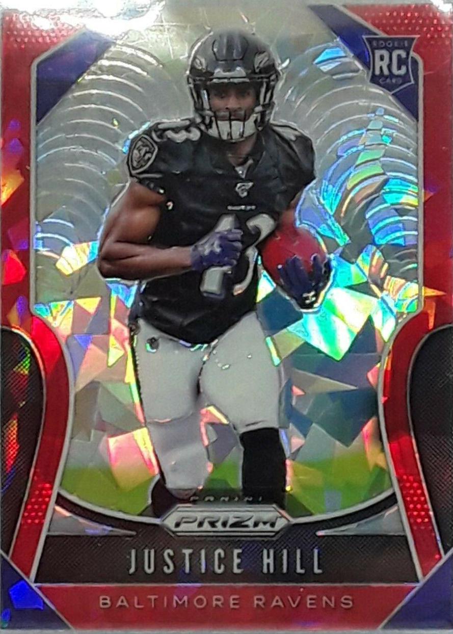 Justice Hill [Red Ice Prizm] #328