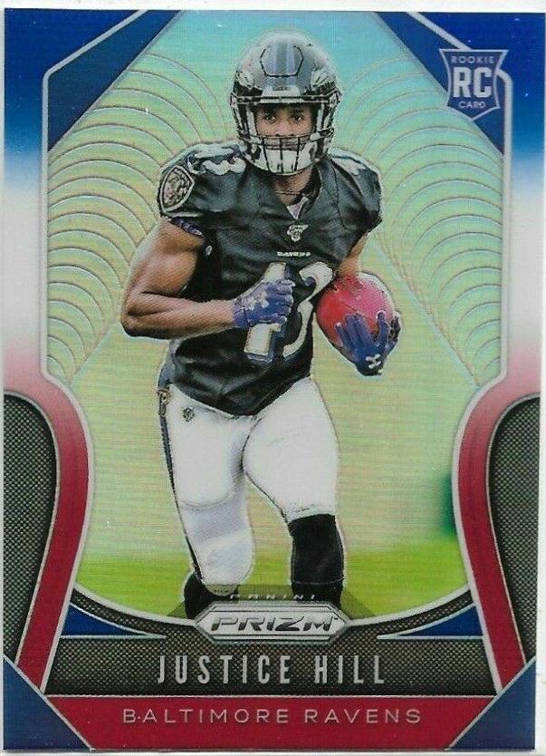 Justice Hill [Red, White, Blue Prizm] #328