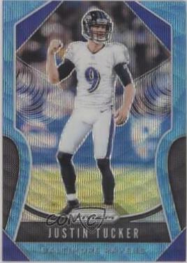 Justin Tucker [Blue Wave Prizm] #74