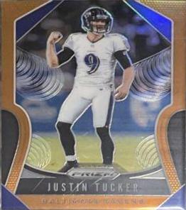 Justin Tucker [Orange Prizm] #74