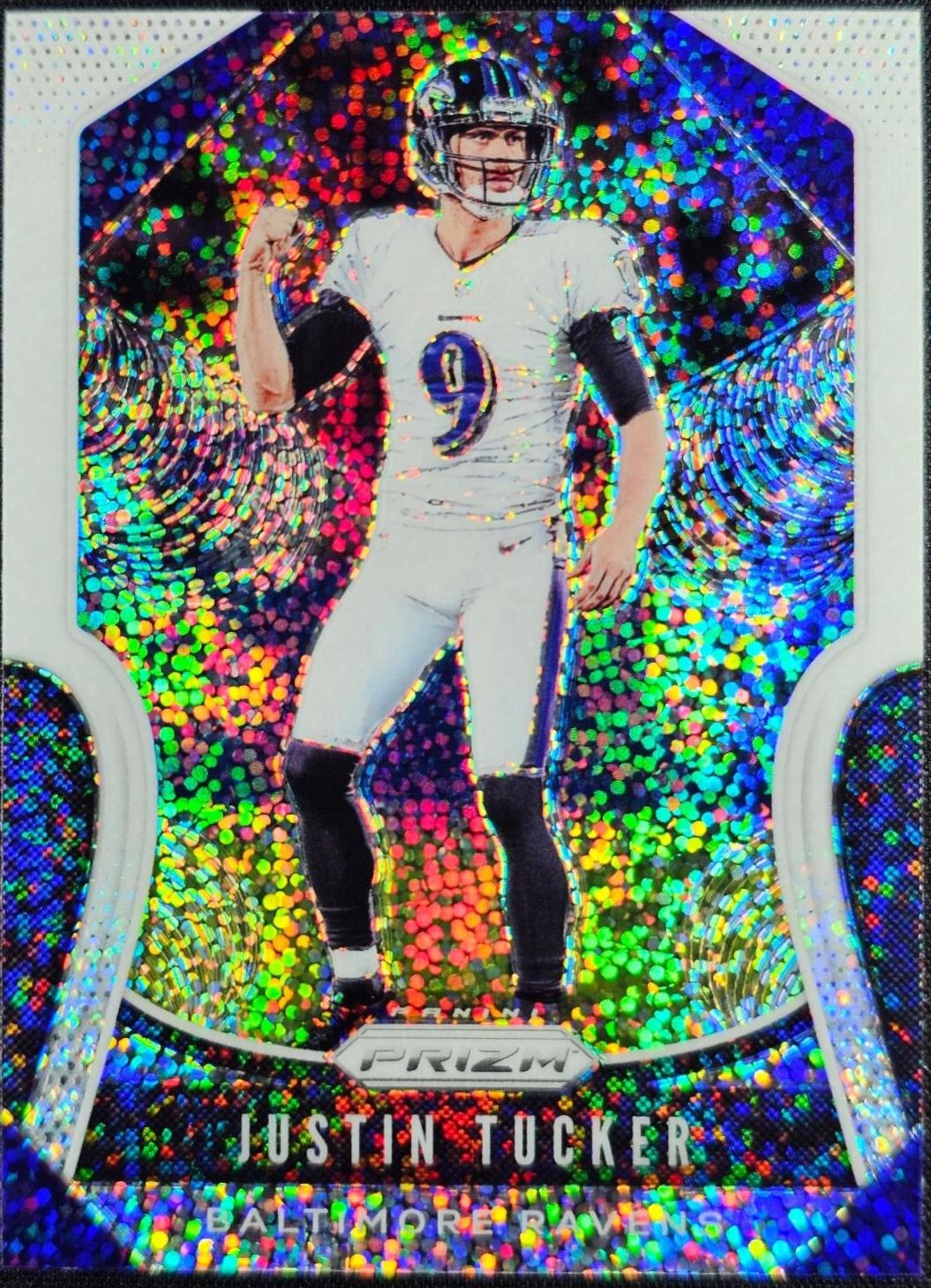 Justin Tucker [White Sparkle Prizm] #74