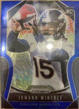 Juwann Winfree [Autograph Blue Shimmer Prizm] #387