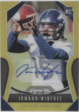 Juwann Winfree [Autograph Gold Prizm] #387