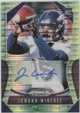 Juwann Winfree [Autograph Neon Green Prizm] #387