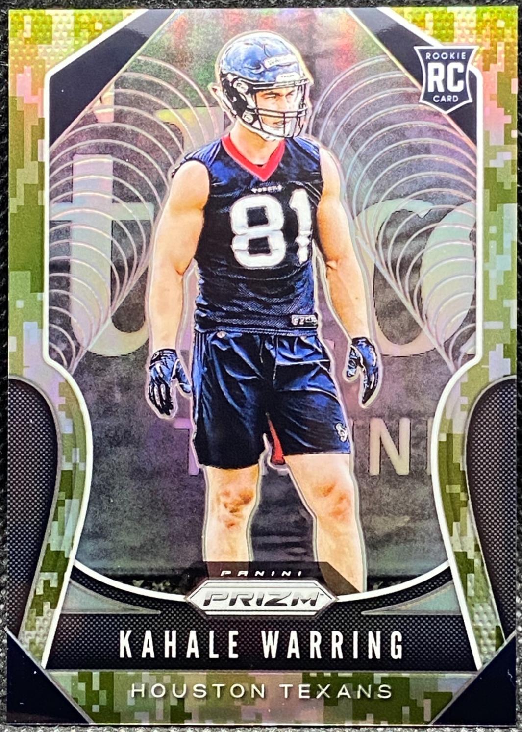 Kahale Warring [Autograph Camo Prizm] #394