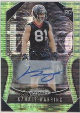 Kahale Warring [Autograph Neon Green Prizm] #394